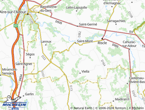 MICHELIN Labarthète map - ViaMichelin