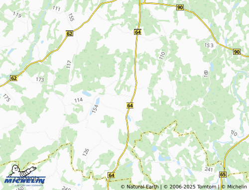 MICHELIN Vardja map - ViaMichelin