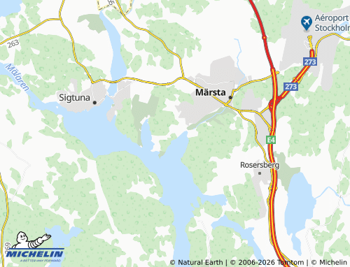 Mapa MICHELIN Steninge - ViaMichelin