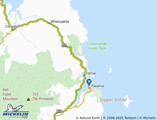MICHELIN Pumpkin Hill map - ViaMichelin