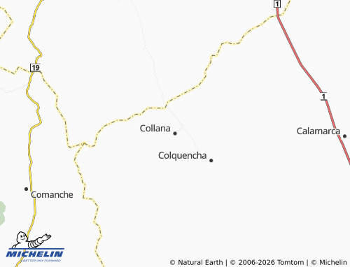 Mapa MICHELIN Collana - ViaMichelin