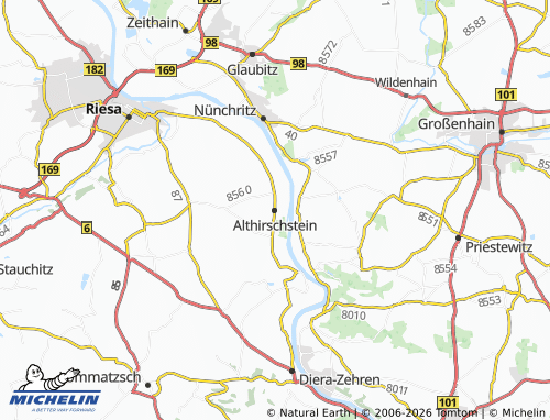 MICHELIN Althirschstein map - ViaMichelin