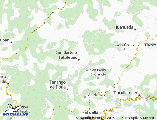 Mapa MICHELIN Tutoapa - ViaMichelin