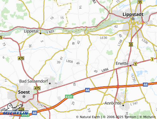 MICHELIN Wiggeringhausen map - ViaMichelin