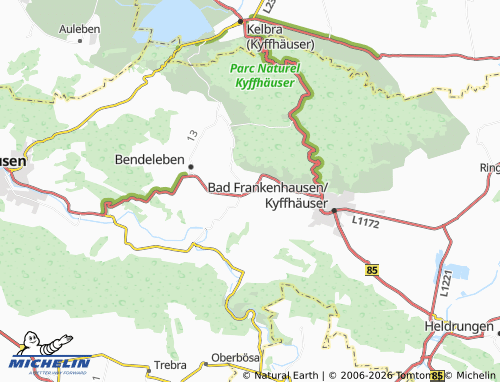 Kaart MICHELIN Rottleben - ViaMichelin