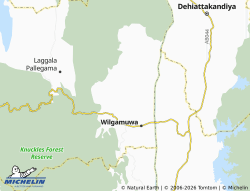 MICHELIN-Landkarte Dewagiriya - ViaMichelin