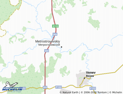 Carte MICHELIN Metrostroyevskiy - ViaMichelin