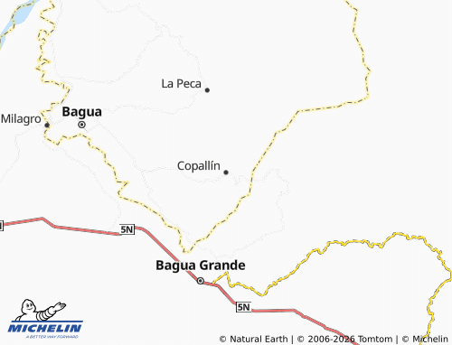 Mappa MICHELIN Copallín - ViaMichelin