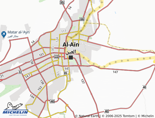 MICHELIN Central District map - ViaMichelin