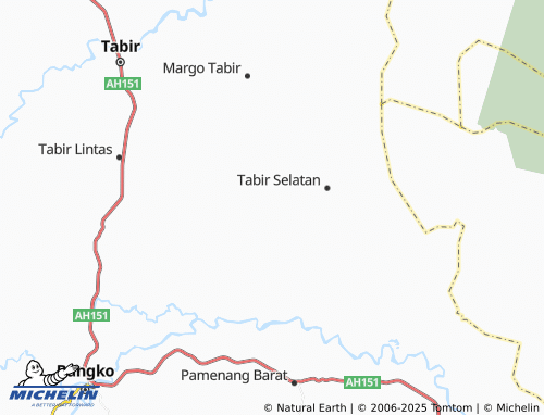 Carte MICHELIN Muara Delang - ViaMichelin