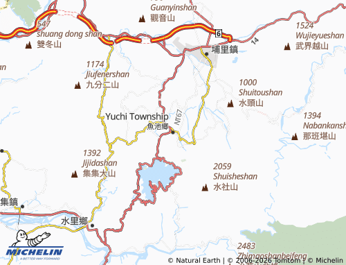 Mappa MICHELIN Yuchi - ViaMichelin
