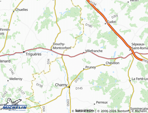 Mappa MICHELIN Dicy - ViaMichelin