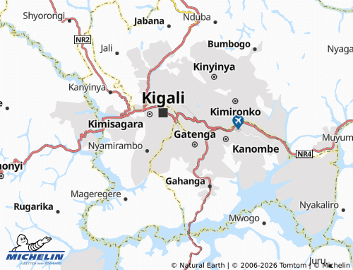 Mapa MICHELIN Rwampara - ViaMichelin