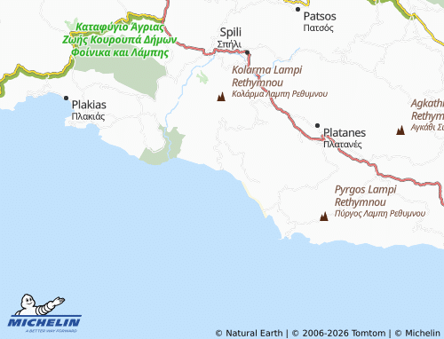 Mapa MICHELIN Agia Foteini - ViaMichelin