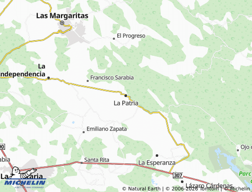 Mapa MICHELIN La Patria - ViaMichelin