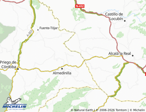 MICHELIN Sileras map - ViaMichelin