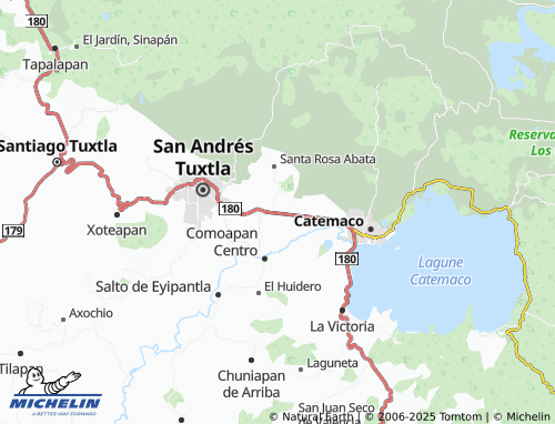 MICHELIN Matacapan map - ViaMichelin