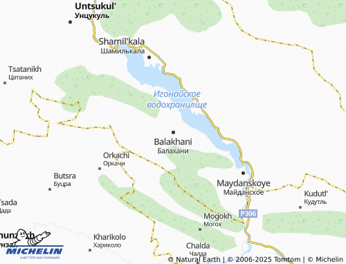 MICHELIN Balakhani map - ViaMichelin
