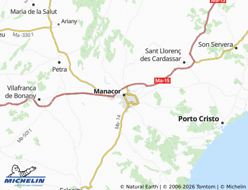 Mappa MICHELIN Manacor - ViaMichelin
