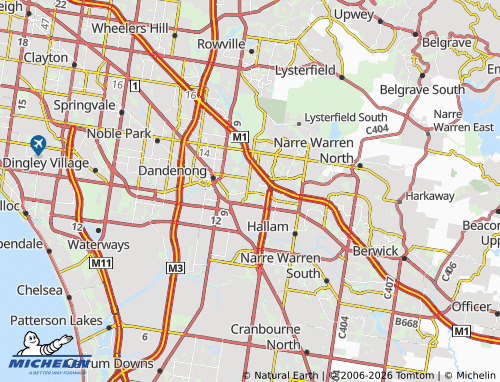 Mapa MICHELIN Doveton - ViaMichelin