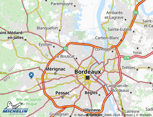 Carte MICHELIN Le Bouscat - ViaMichelin