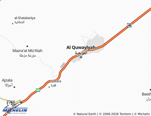 MICHELIN-Landkarte al-Deerah - ViaMichelin