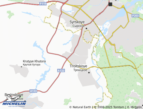 MICHELIN Lenino map - ViaMichelin