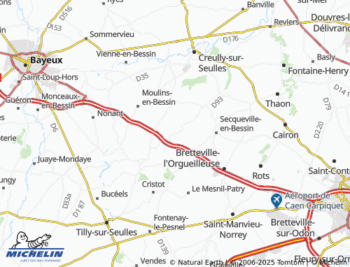 MICHELIN Sainte-Croix-Grand-Tonne map - ViaMichelin