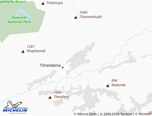 MICHELIN-Landkarte Tshilamba - ViaMichelin