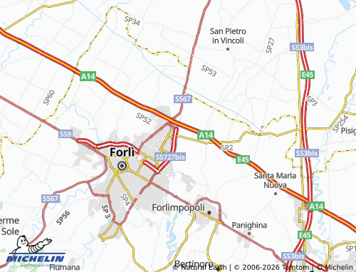 MICHELIN Bagnolo map - ViaMichelin