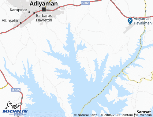 MICHELIN Dişbudak map - ViaMichelin