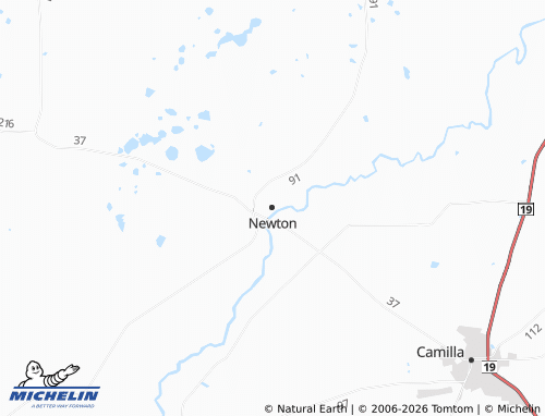 Mappa MICHELIN Newton - ViaMichelin