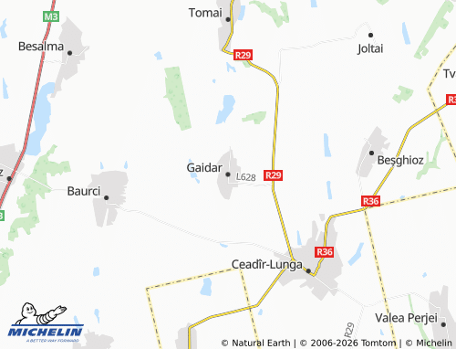MICHELIN Gaidar map - ViaMichelin
