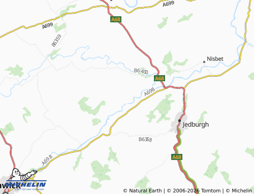 Carte MICHELIN Chesters Jedburgh - ViaMichelin