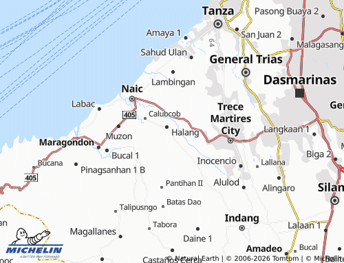 MICHELIN Palangue 2 & 3 map - ViaMichelin