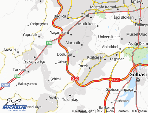 Mappa MICHELIN Dodurga - ViaMichelin