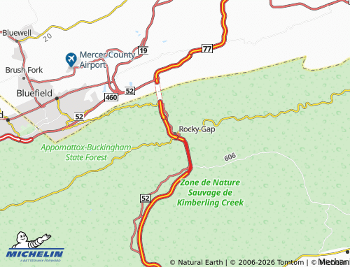 Mappa MICHELIN Rocky Gap - ViaMichelin