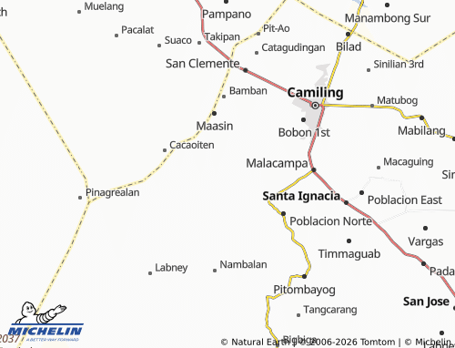MICHELIN Papaac map - ViaMichelin