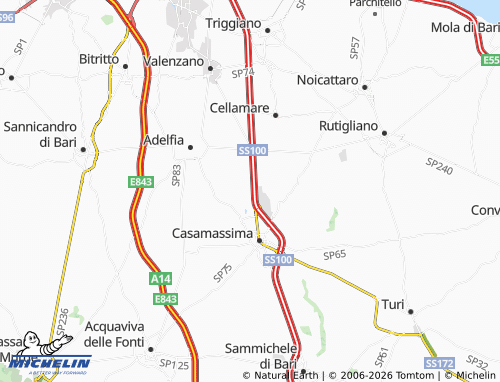 Mapa MICHELIN Parco Principi - ViaMichelin