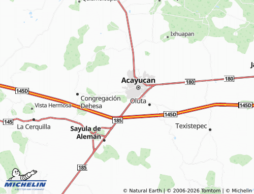 Mapa MICHELIN Fernando Gutiérrez Barrios - ViaMichelin