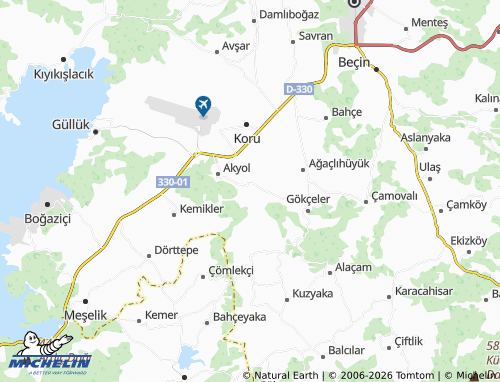 Mappa MICHELIN Yaka - ViaMichelin