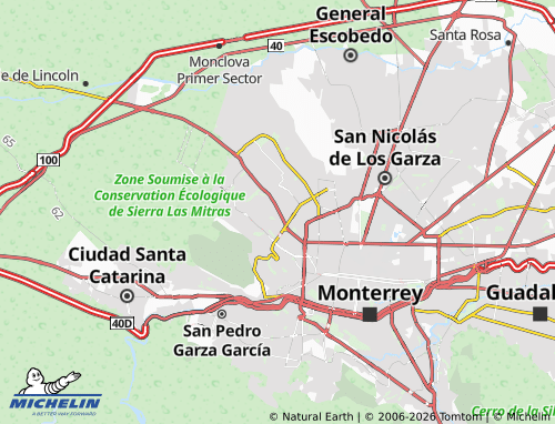 MICHELIN Valle Verde Tercer Sector map - ViaMichelin
