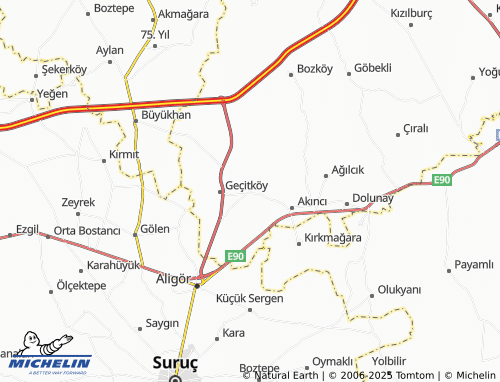 MICHELIN-Landkarte Sarım - ViaMichelin