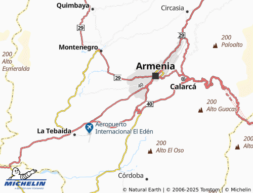 MICHELIN Santa Ana map - ViaMichelin