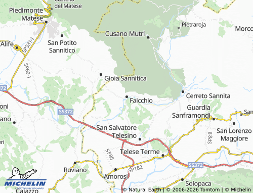 MICHELIN Faicchio map - ViaMichelin