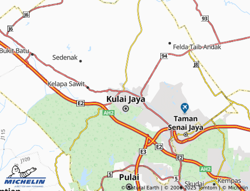 MICHELIN Desa Baiduri map - ViaMichelin