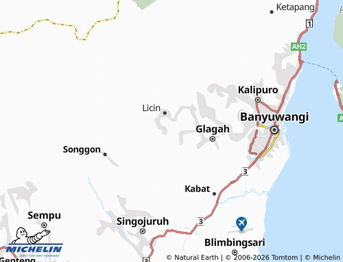 MICHELIN Banjar map - ViaMichelin