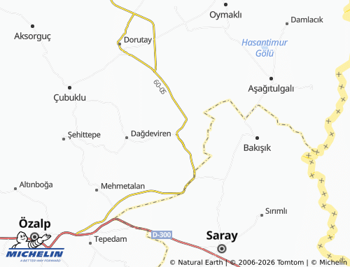 Mapa MICHELIN Dönerdere - ViaMichelin