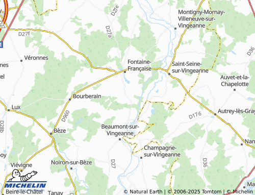 Carte MICHELIN Fontenelle - ViaMichelin