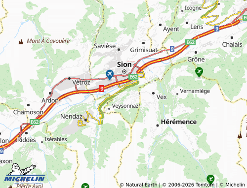 Carte MICHELIN Salins - ViaMichelin
